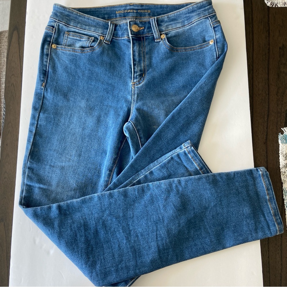 Michael Kors Medium Wash Skinny Jeans - Size 4 - EUC